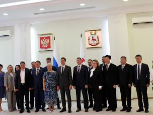 Юрий Шалабаев встретился с делегациями городов-побратимов и партнеров, прибывшими в Нижний Новгород для участия в праздновании Дня города