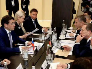 Глеб Никитин провел рабочую встречу с первым заместителем премьер-министра Республики Беларусь Николаем Снопковым