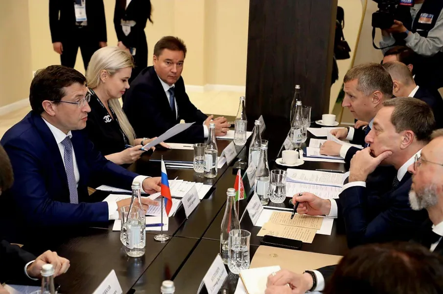 Глеб Никитин провел рабочую встречу с первым заместителем премьер-министра Республики Беларусь Николаем Снопковым