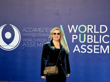 Ольга Гусева представила опыт региона в сотрудничестве со странами ШОС на Первой Всемирной Общественной Ассамблее