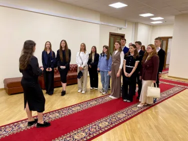 Выпускники проекта «Школа юного дипломата имени Ю.Е. Фокина» побывали в Государственной Думе