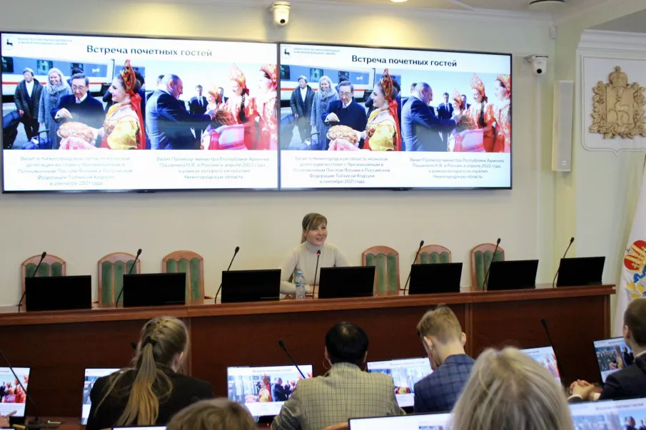 Сегодня состоялось занятие для участников проекта «Клуб международников Нижегородской области»