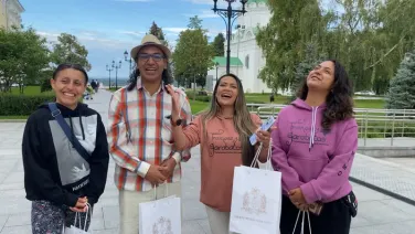 Актеры эквадорского театра пантомимы «Тромпос и Гарабатос» поделились впечатлениями от нижегородской публики и своими эмоциями от выступления в Нижнем Новгороде.