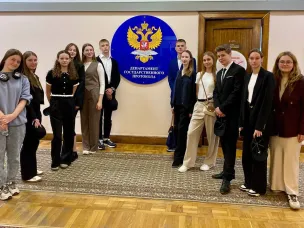 Участники проекта «Школа юного дипломата имени Ю.Е. Фокина» посетили МИД