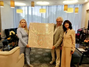 Ольга Гусева выразила благодарность Жанн-Мари Пьетропаоли за многолетнее продуктивное сотрудничество