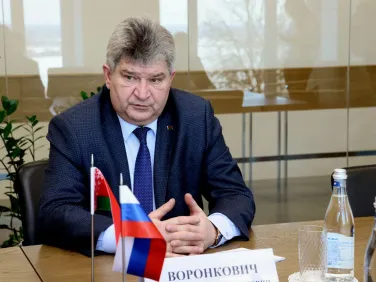 Ольга Гусева и Сергей Малов провели встречу с Владимиром Воронковичем