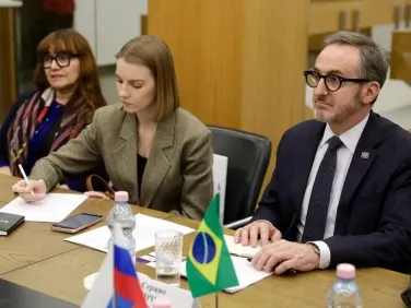 Олег Беркович обсудил перспективы расширения культурного и образовательного сотрудничества с делегацией Бразилии