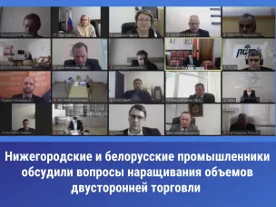 Представители более 30 компаний участвовали в заседании рабочей группы Cовета делового сотрудничества Нижегородской области и Белоруссии