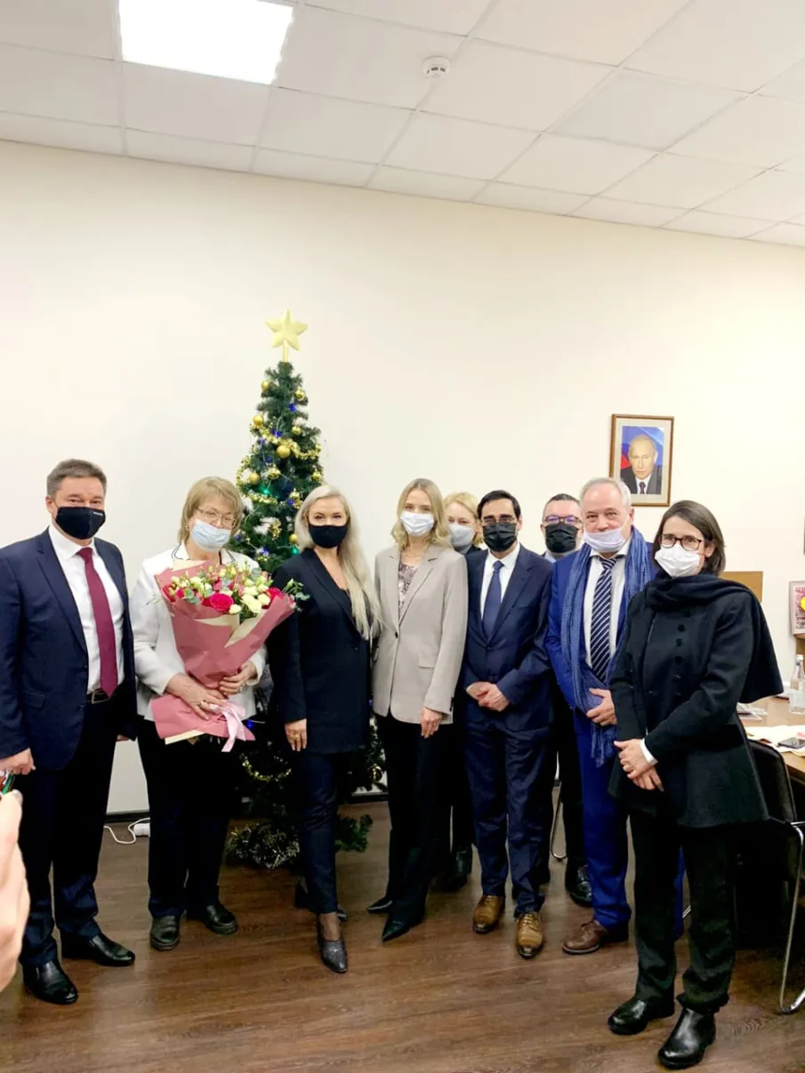 Ольга Гусева провела переговоры с временным поверенным в делах посольства Франции в России