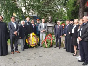 Памятник маршалу Жукову открыли в городе Баня-Луке Республики Сербской — региона-партнера Нижегородской области