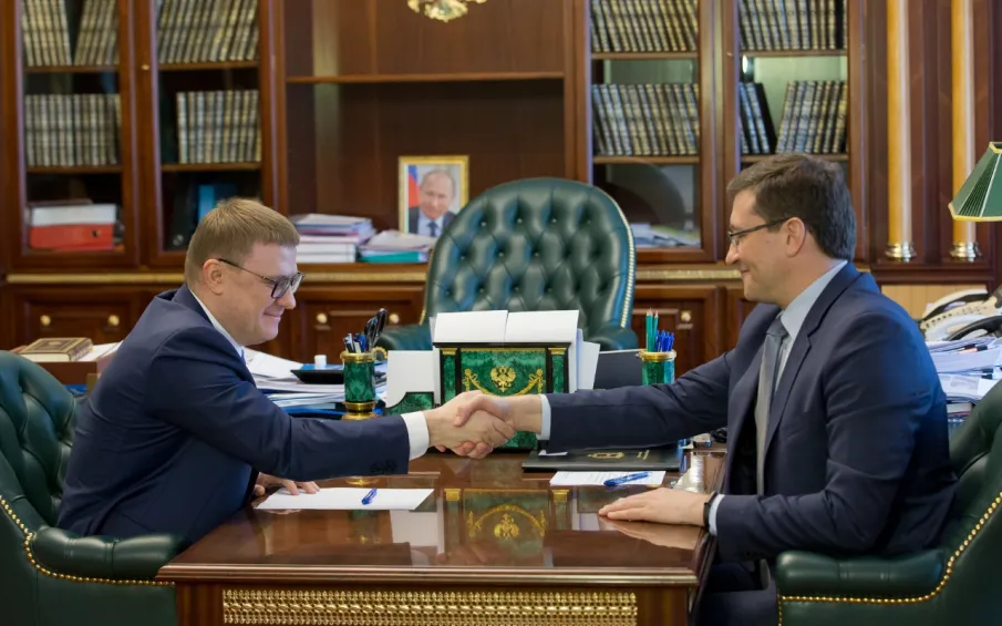 Глеб Никитин и Алексей Текслер провели рабочую встречу в Челябинске