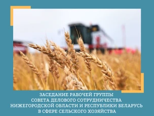 Нижегородские и белорусские аграрии обсудили перспективы двустороннего сотрудничества