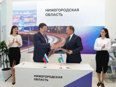 Глеб Никитин и Нормат Турсунов подписали меморандум о намерениях сотрудничества между Нижегородской и Навоийской областями